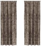 vidaXL Vorh&auml;nge 2 Stk Cappuccino 245 x 140 cm Samt 4107706