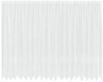 vidaXL Spitzenvorhang mit Vorh&auml;ngen Wei&szlig; 500x245cm Polyester 4107926