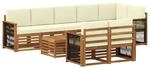 vidaXL Sofagarnituren Massivholz Akazie 3384531