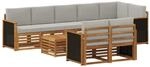 vidaXL Sofagarnituren Massivholz Akazie 3384522
