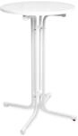 Beautissu Sylt Stehtisch &oslash; 70 cm Wei&szlig;