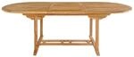 ebuy24 Salamanca Gartentisch mit Zusatzplatte Teak
