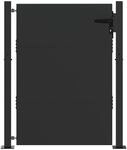 vidaXL Gartentor Schwarz 105 x 125 cm Pulverbeschichteter Stahl 42015905