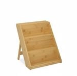 Relaxdays Gew&uuml;rzregal Bambus Natur Stehend 29,5 cm x 30 cm x 26 cm 1 kg