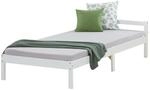 Homestyle4u Holzbett 90 x 200 cm Wei&szlig; 1412