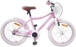 vidaXL Kinderfahrrad 18 Zoll f&uuml;r 5-7 Jahre Alt Hellrosa 42009540