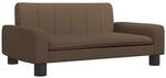 vidaXL Kindersofa Braun 70x45x30 cm Stoff 3196271