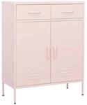 vidaXL Lagerschrank Rosa 80x35x101,5 cm Stahl Modell 2