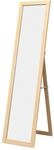 Costway 2 In 1 Ganzk&ouml;rperspiegel Ankleidespiegel 37x155cm Natur