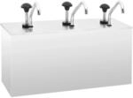 vidaXL Saucen-Spender Edelstahl 3 x 3,5 L 51234