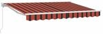 vidaXL Markisenrahmen Orange und Schwarz 250 x 200 cm 3329373