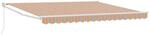 vidaXL Einziehbare Markise Mehrfarbig 400 x 300 cm 3330567