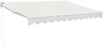 vidaXL Markise Einziehbar Creme 3x2,5 m Stoff und Aluminium 3154426