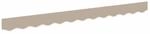 vidaXL Markisenvolant Beige 230 x 20 cm Segeltuch 42000757