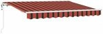 vidaXL Einziehbare Markise Orange 250 x 200 cm Stoff 3329377