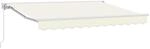 vidaXL Einziehbare Markise Creme 300 x 200 cm Polyester und Metall 3329481