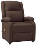 vidaXL Massagesessel Braun Kunstleder 340164