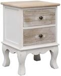 vidaXL Nachttische 2 Stk 35x30x50 cm Paulownia Holz