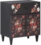 vidaXL Nachttisch Mehrfarbig 50 x 33 x 60 cm Massivholz Mango 4018711