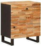 vidaXL Bettkasten Braun 50 x 33 x 60 cm Massivholz Mango 4018304