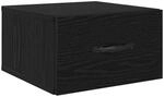 vidaXL Nachttisch Schwarz Eichen-Optik 35 x 35 x 20 cm Holzwerkstoff 882354
