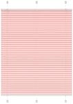 vidaXL Plissee Rosa 110x100 cm Stoffbreite 109,4 cm Polyester 4015434