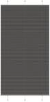 vidaXL Plissee Schwarz 110x200 cm Stoffbreite 109,4 cm Polyester 4015162