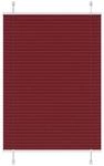 vidaXL Plissee Bordeauxrot 95x150 cm Stoffbreite 94,4 cm Polyester 4015244