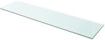 vidaXL Regalboden Glas Transparent 100x25 cm 243845