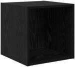 vidaXL Wandschrank Schwarz Eichen-Optik 37 x 37 x 37 cm Holzwerkstoff 875076