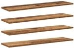 vidaXL Regalbrett 4 Stk Braun 80 x 20 x 1,5 cm Holzwerkstoff 875057