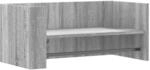 vidaXL Wandregal Grau Sonoma 70,5x35x30,5 cm Holzwerkstoff 848456