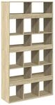 vidaXL B&uuml;cherregal Sonoma-Eiche 100x33x187,5 cm Holzwerkstoff 3309377