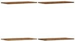 vidaXL Wandregale 4 Stk Altholz-Optik 60x30x1,5 cm Holzwerkstoff 856299