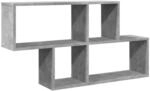 vidaXL Wandregal Betongrau 100x20x53 cm Holzwerkstoff 848020