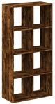 vidaXL Raumteiler-B&uuml;cherregal R&auml;uchereiche 69,5x29x137,5 cm 858025