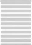 vidaXL Doppelrollo Hellgrau 105x100 cm Stoffbreite 100,9 cm Polyester 4014418