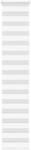 vidaXL Doppelrollo Wei&szlig; 45x200 cm Stoffbreite 40,9 cm Polyester 4014770