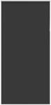 vidaXL Verdunkelungsrollo Schwarz 110x210 cm Stoffbreite 105,7 cm 4010922