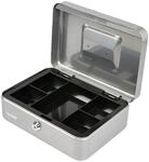 HMF 10125-09 Geldkassette Abschlie&szlig;bar Kasse M&uuml;nzeinsatz 5 M&uuml;nzf&auml;cher 20 x...