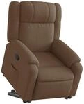 vidaXL Relaxsessel mit Aufstehhilfe Braun Stoff 3205206