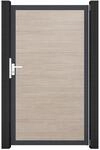 GroJa Steckzaun Tor BasicLine Universal-DIN DB Sheffield Oak