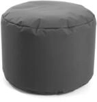 mokebo Outdoor Pouf o Hocker in Anthrazit Der Ruhepouf Fu&szlig;hocker mit EPS-Perlen