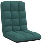vidaXL Bodenstuhl Faltbar Dunkelgr&uuml;n 71x51x62 cm Stoff 4019742