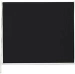Peddy Shield Sonnenrollo HDPE 100 cm x 240 cm Schwarz