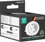 Schwaiger Stromschienen-Plug MSPW0230 mit USB-C & USB-A Wei&szlig;