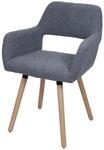 MCW Esszimmerstuhl A50 II Dunkelgrau Stoff/Textil Boucle 450g/m&sup2;
