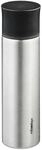Relaxdays Trinkflasche Edelstahl Silber Doppelwandig Vakuumisoliert Auslaufsicher mit