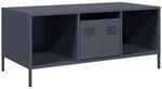 vidaXL Couchtisch Anthrazit 101,5x50x43,5 cm Kaltgewalzter Stahl 851276