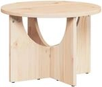vidaXL Couchtisch Natur 50 x 50 x 35 cm Massivholz Kiefer 873529